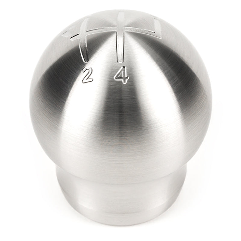 Raceseng Contour Shift Knob (Gate 5 Engraving) BMW Adapter - Brushed