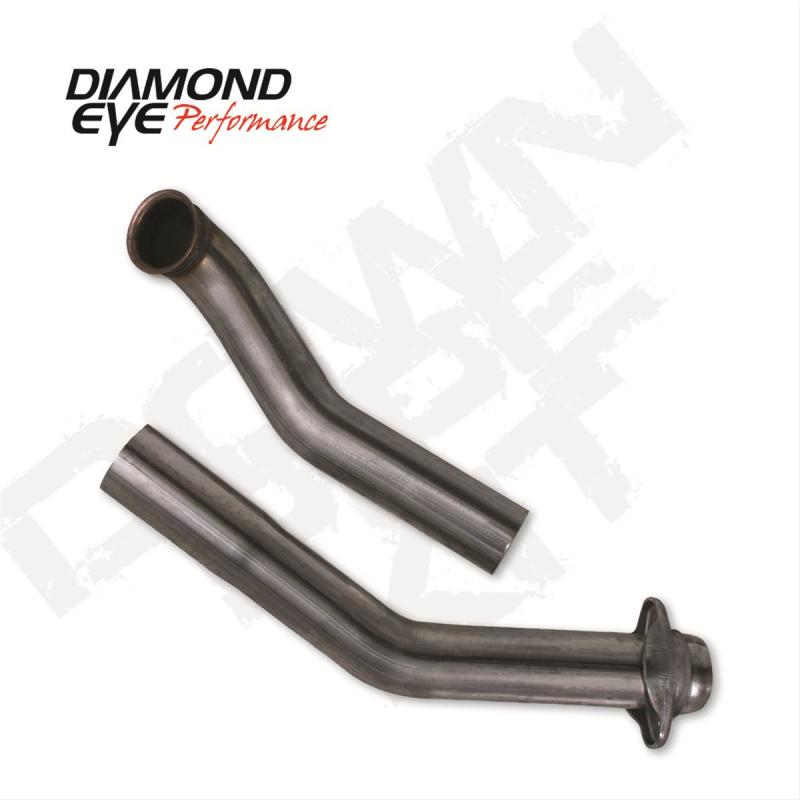 Diamond Eye DWNP 4in TB SGL/DUAL W PYRO PLUG AL 7 3L F250/F350 ROLLOVER 99-03 CORS SS 160002