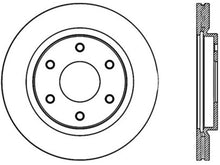 Load image into Gallery viewer, StopTech Cryo Slotted Drivers Side Front Sport Brake Rotor 05-07 Nissan Titan