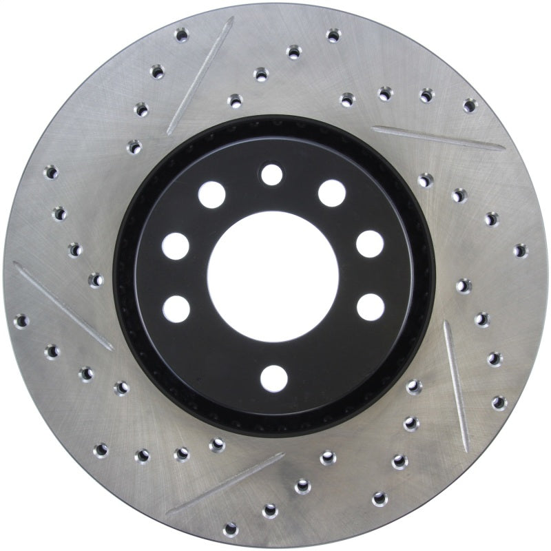 StopTech 03-09 Saab 9-3 Slotted & Drilled Right Front Rotor