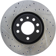Load image into Gallery viewer, StopTech 03-09 Saab 9-3 Slotted &amp; Drilled Right Front Rotor