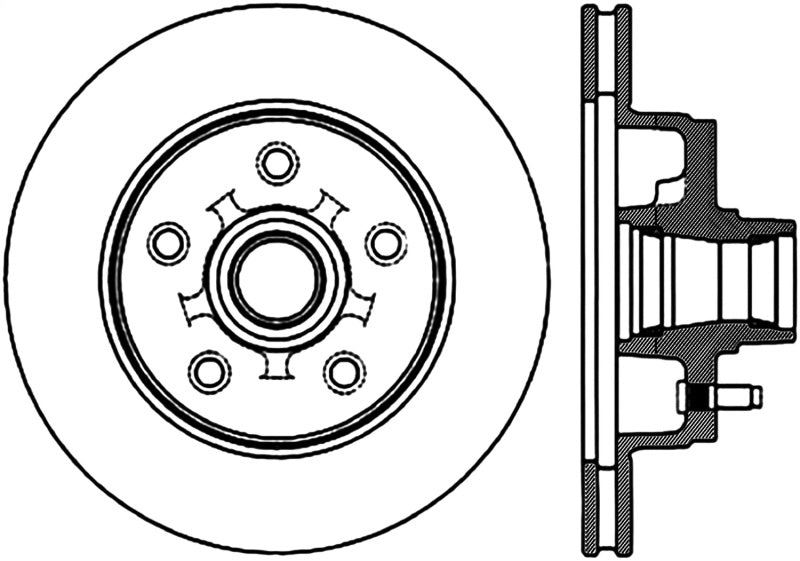 StopTech Slotted & Drilled Sport Brake Rotor