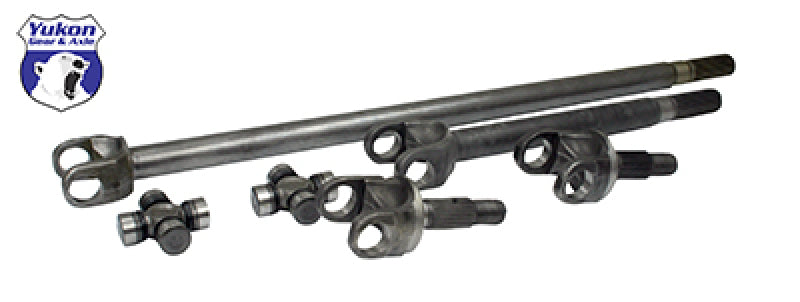 Yukon Gear Front 4340 Chrome-Moly Replacement Axle Kit For 72-81 Dana 30 Jeep CJ w/ 27 Splines - GTR Auto