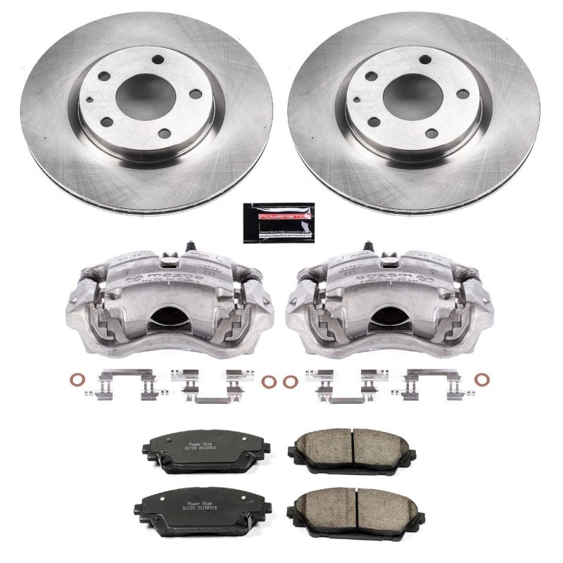 Power Stop 14-18 Mazda 3 Front Autospecialty Brake Kit w/Calipers