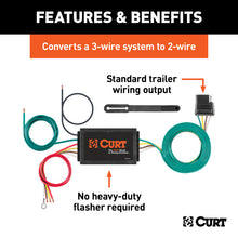 Load image into Gallery viewer, Curt 16-17 Audi S5 Quattro Powered 3-to-2-Wire Taillight Converter