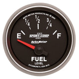 Autometer Sport-Comp II 52mm 240-33 ohms Short Seeep Electronic Fuel Level Gauge