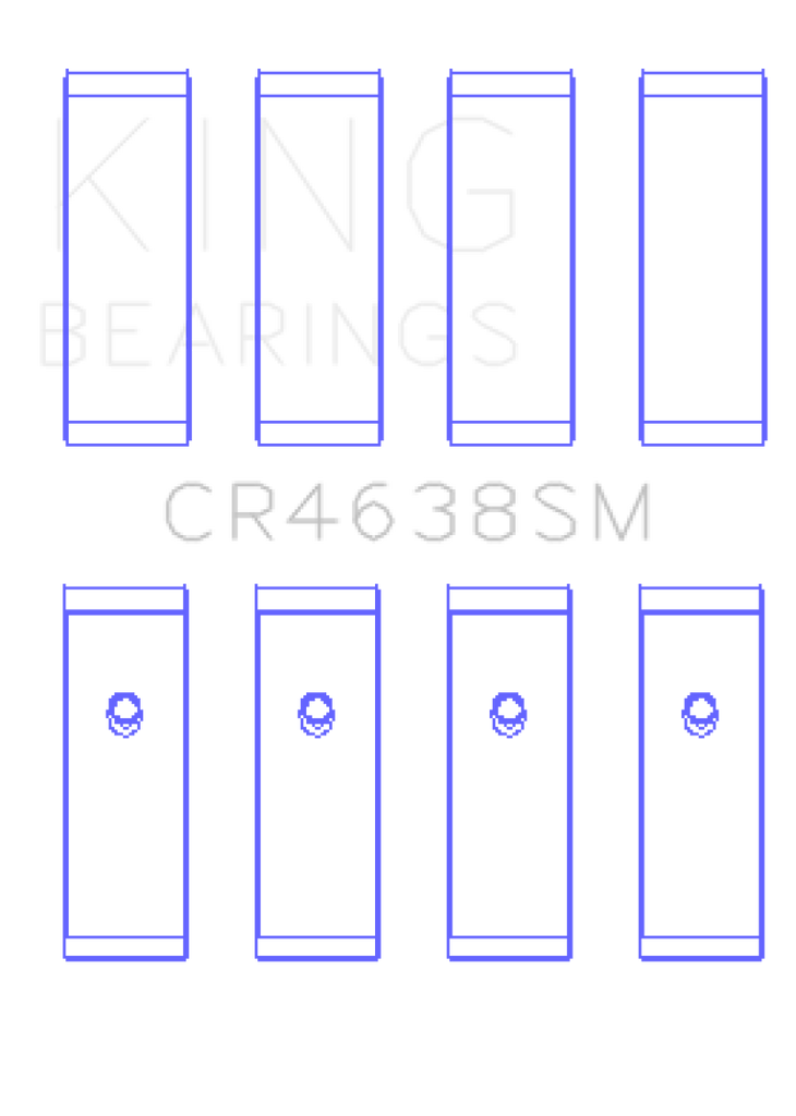 King Engine Bearings Nissan MR18DE / MR20DE (Size STD) Rod Bearing Set