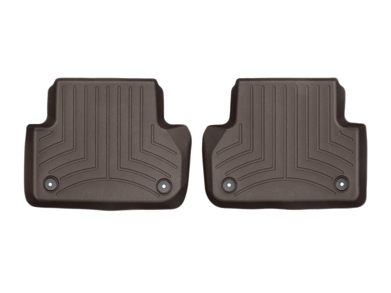 WeatherTech 2017+ Audi A4 Rear FloorLiner - Cocoa
