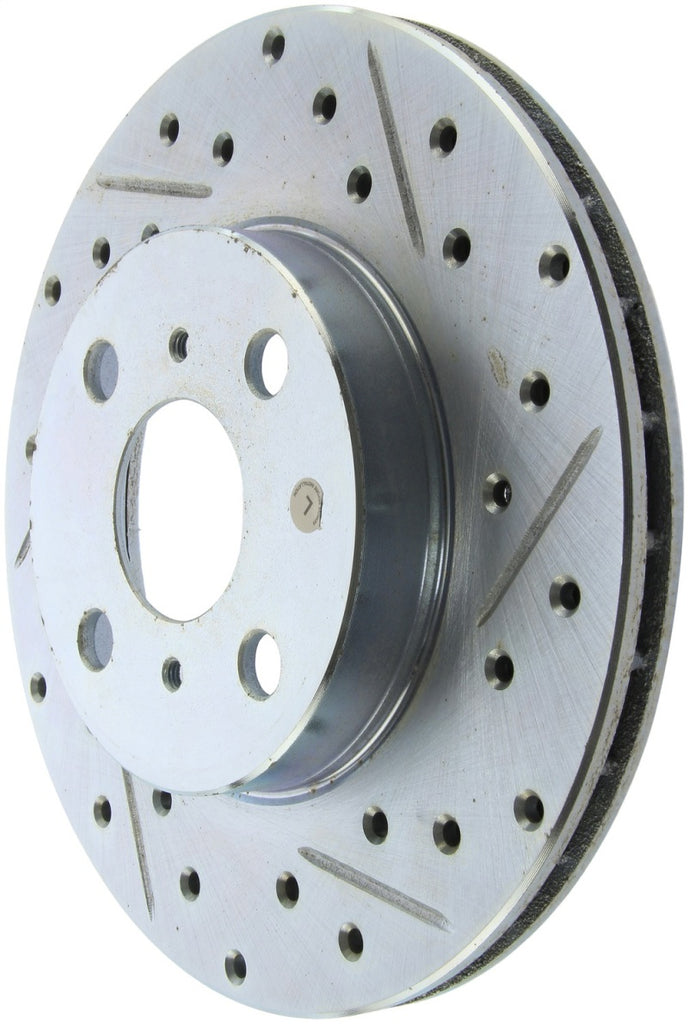 StopTech 92-95 Toyota Paseo Slotted & Drilled Left Front Brake Rotor