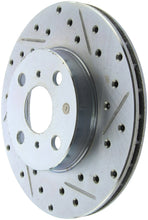 Load image into Gallery viewer, StopTech 92-95 Toyota Paseo Slotted &amp; Drilled Left Front Brake Rotor