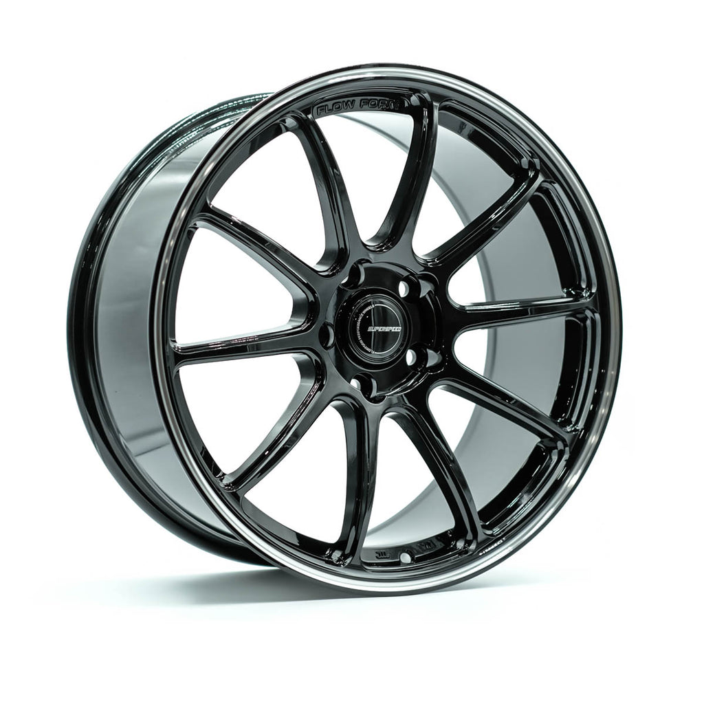 RF03RR Flow Form Black Machining 18x8.5 +45 5x112 CB57.1 Cone seat