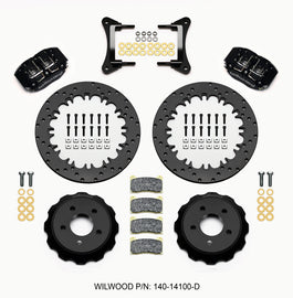 Wilwood Dynapro Radial Front Drag Kit 12.90in Drilled 15-23 Mustang