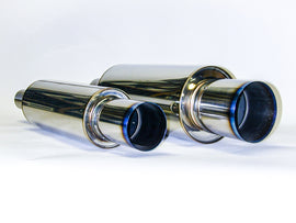 HKS Universal Stainless Hi Power 170mm Titanium Muffler - GTR Auto