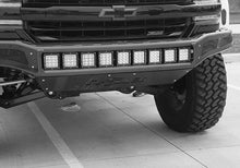 Load image into Gallery viewer, N-Fab M-RDS Front Bumper 16-17 Chevy Silverado - Gloss Black w/Silver Skid Plate