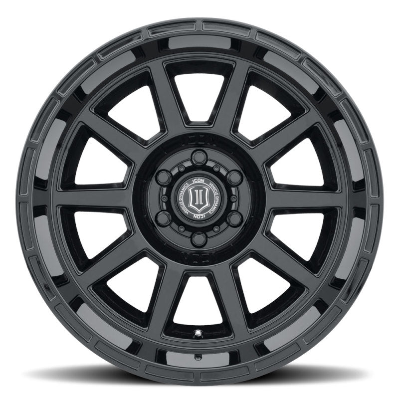 ICON Recoil 20x10 5x150 -24mm Offset 4.5in BS Gloss Black Wheel