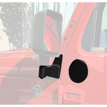 Load image into Gallery viewer, Rugged Ridge 07-18 Jeep Wrangler JK Black Mirror Relocation Brackets