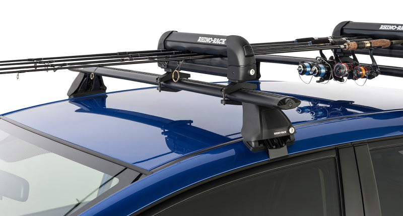 Rhino-Rack Universal Ski/Snowboard Carrier - Fits 3 Pairs of Skis or 2 Snowboards - Black