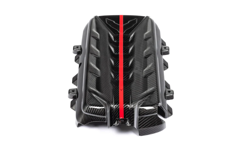 Eventuri Chevrolet C8 Corvette Black Carbon Engine Cover