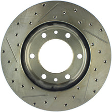 Load image into Gallery viewer, StopTech 81-89 Toyota Land Cruiser Slotted &amp; Drilled Front Left Rotor