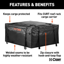 Load image into Gallery viewer, Curt 38in x 34in x 18in Roof Rack Cargo Bag