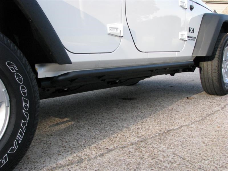 N-Fab RKR Rails 07-17 Jeep Wrangler JK 4 Door All - Tex. Black - 1.75in