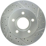 StopTech Select Sport 99-04 Jeep Grand Cherokee SportStop Slotted & Drilled Front Left Rotor