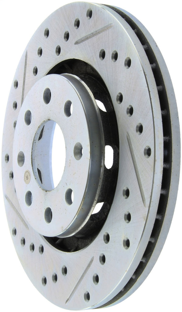 StopTech Select Sport Drilled & Slotted Rotor - Front Left