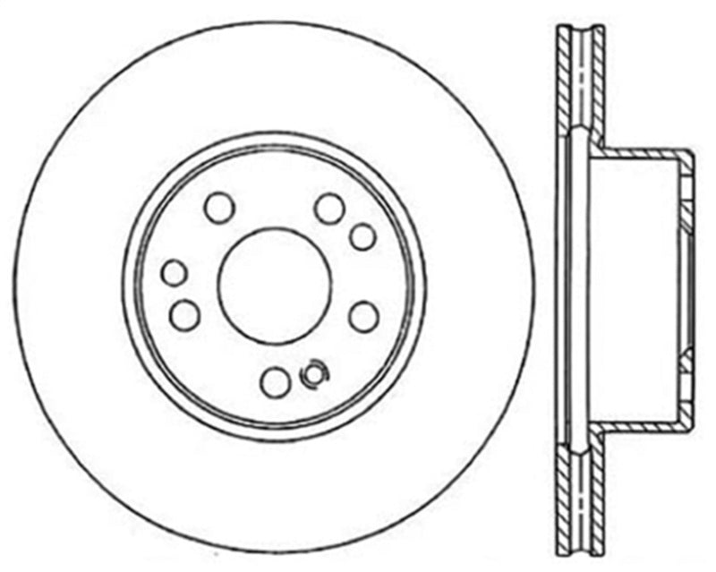 StopTech Drilled Sport Brake Rotor