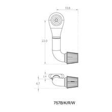 Load image into Gallery viewer, Spectre Plenum Kit - Low Profile w/90 Degree Tube