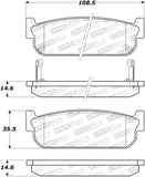 StopTech Street Brake Pads - Front