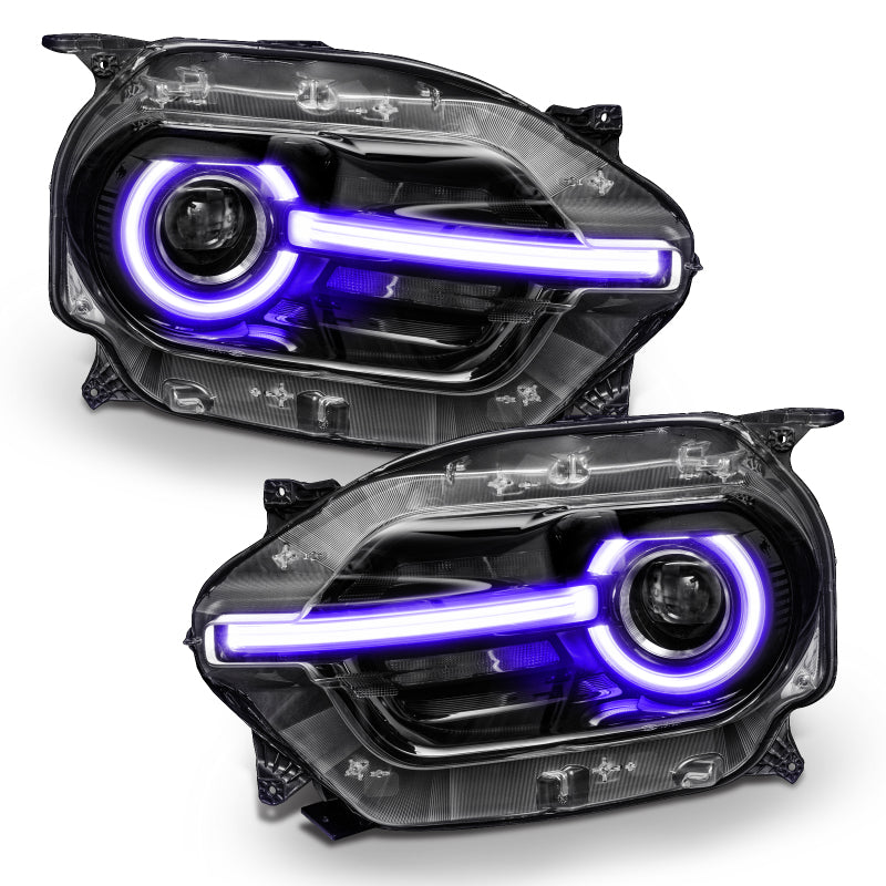 Oracle 2021 Ford Bronco Sport RGB+W Headlight DRL + Halo  - ColorSHIFT w/o Controller