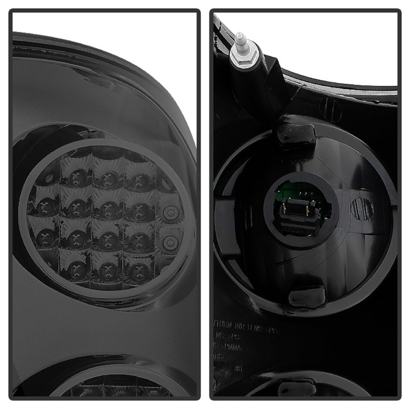 xTune Chevy Suburban/GMC Yukon/Yukon Denali 07-14 LED Tail Lights Smoked ALT-JH-CSUB07-LED-SM
