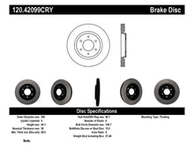 Load image into Gallery viewer, Stoptech 08-10 Infiniti QX56 Front Performance Cyro Brake Rotor