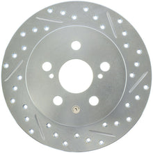 Load image into Gallery viewer, StopTech Select Sport Drilled &amp; Slotted Rotor - Rear Left