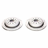 Power Stop 03-11 Lincoln Town Car Rear Evolution Drilled & Slotted Rotors - Pair