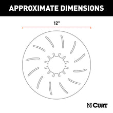 Load image into Gallery viewer, Curt 12in 5th Wheel Lube Plate