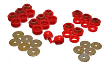 Load image into Gallery viewer, Energy Suspension 97-06 Jeep Wrangler YJ &amp; TJ Red Body(cab) Mount Set - GTR Auto