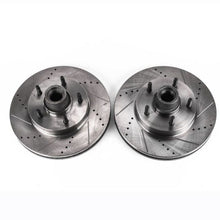 Load image into Gallery viewer, Power Stop 04-05 Ford E-150 Club Wagon Front Drilled &amp; Slotted Rotor - Pair