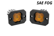 Load image into Gallery viewer, Diode Dynamics Stage Series C1 LED Pod - Yellow SAE Fog Flush ABL (Pair)