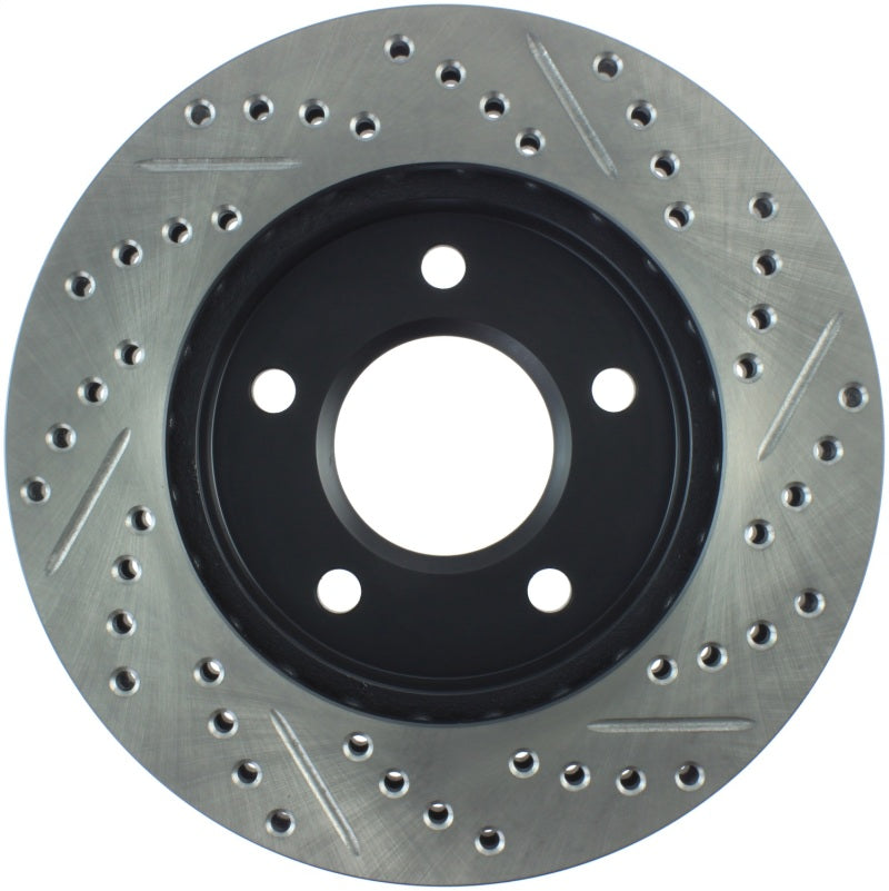 StopTech Power Slot 90-96 Buick Century / 90-96 Olds Cutlass Ciera Fr Right Drilled & Slotted Rotor