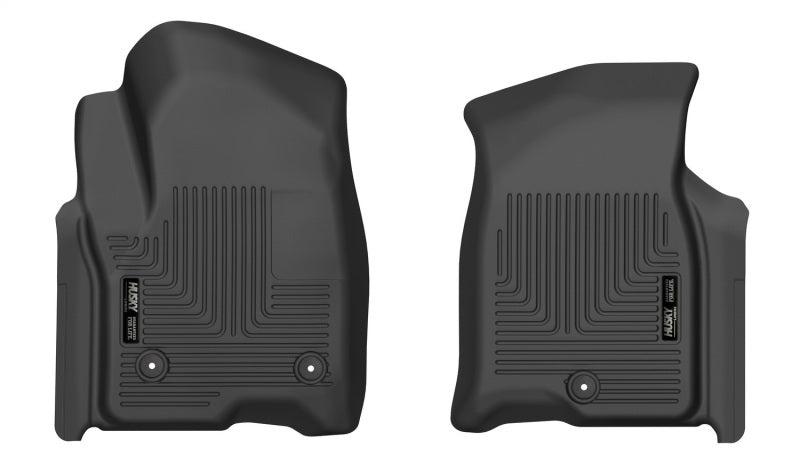 Husky Liners 21-23 Chevy Tahoe / 21-23 Cadillac Escalade X-Act Contour Black Front Seat Floor Liners - GTR Auto