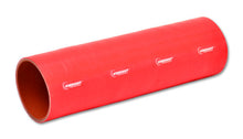 Load image into Gallery viewer, Vibrant 4 Ply Reinforced Silicone Straight Hose Coupling - 1.25in I.D. x 12in long (RED)