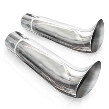 Load image into Gallery viewer, Stainless Works Elf Ear Exhaust Tips 2 1/2in Body 2 1/2in ID Inlet