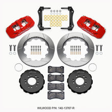 Load image into Gallery viewer, Wilwood AERO6 Front Hat Kit 14.00 Red 1964-1970 Ford Mustang w/ DSE Suspension