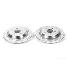 Load image into Gallery viewer, Power Stop 15-17 Ford F-150 Rear Evolution Drilled &amp; Slotted Rotors - Pair