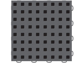 WeatherTech TechFloor - 3in x 12in Tiles(Right Loop) - Dark Grey/Black