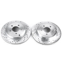 Load image into Gallery viewer, Power Stop 07-10 Ford Edge Rear Evolution Drilled &amp; Slotted Rotors - Pair