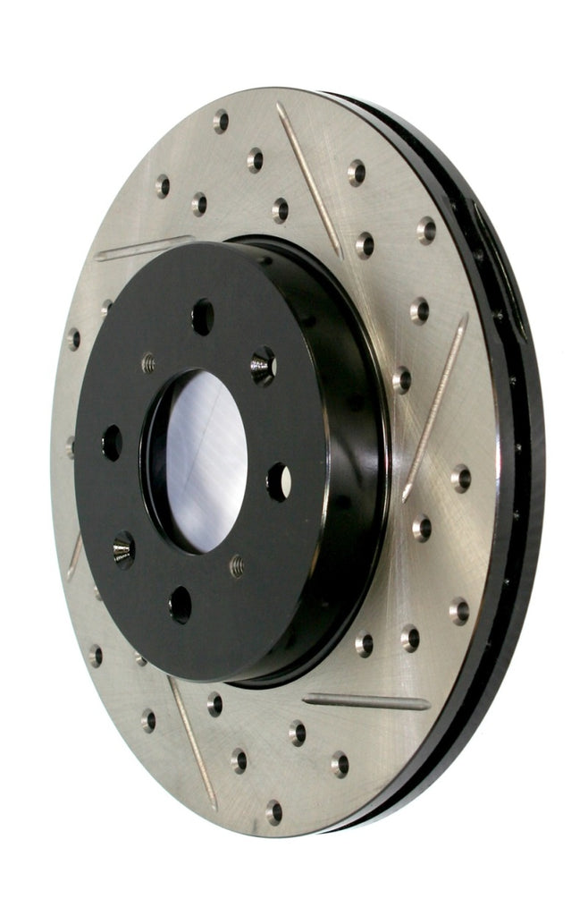 StopTech 17-20 Honda Civic Sportstop Cryo Drilled & Slotted Rotor - Left Rear