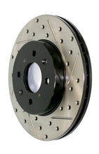 Load image into Gallery viewer, StopTech 2003-2008 Toyota 4Runner Slotted &amp; Drilled Right Front Cyro Rotor