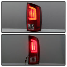 Load image into Gallery viewer, Spyder 07-09 Dodge Ram 2500/3500 V3 Light Bar LED Tail Lights - Red Clear (ALT-YD-DRAM06V3-LBLED-RC)